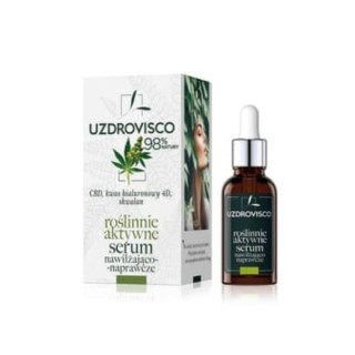 Uzdrovisco CBD Roślinne aktywne Serum nawilżająco-naprawcze 30 ml