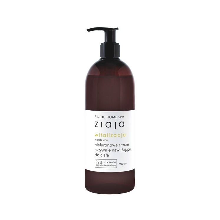 Ziaja Baltic Home Spa Witalizacja hyaluronic body Serum actively moisturizing 400 ml