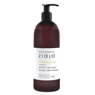 Ziaja Baltic Home Spa Witalizacja Gel 3in1 for washing face, body and hair 500 ml