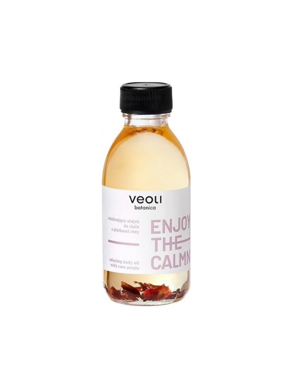 Veoli Botanica Enjoy The Calmness relaxing body oil with rose petals 150 ml