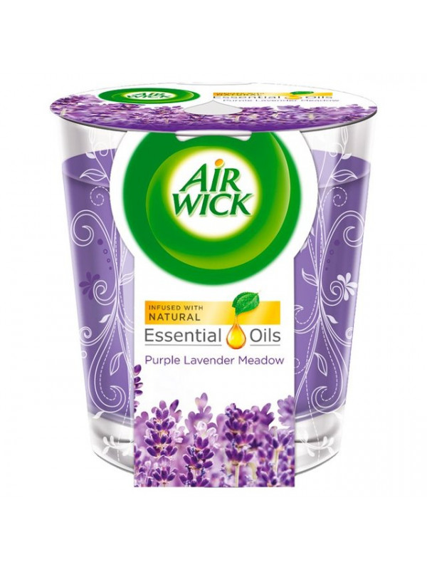 Airwick Świeca zapachowa Purple Lavender Meadow 105 g