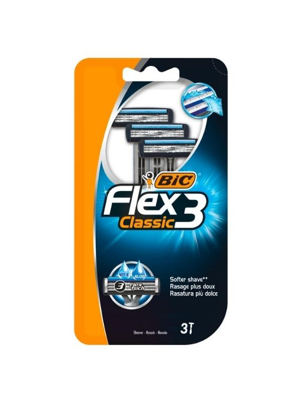 BIC Flex3 Classic Maszynka do golenia 3 sztuki