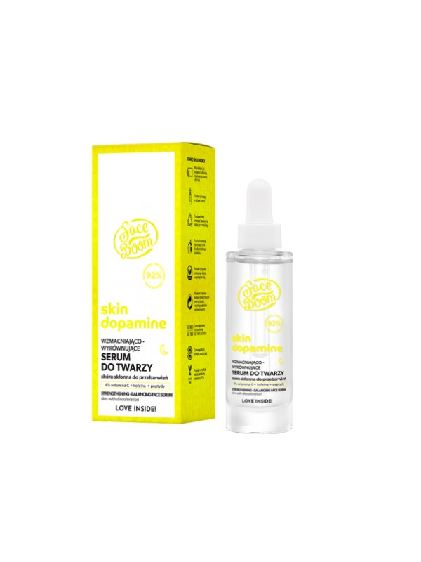 FaceBoom Skin Dopamine wzmacniająco-wyrównujące Serum do twarzy 30 ml