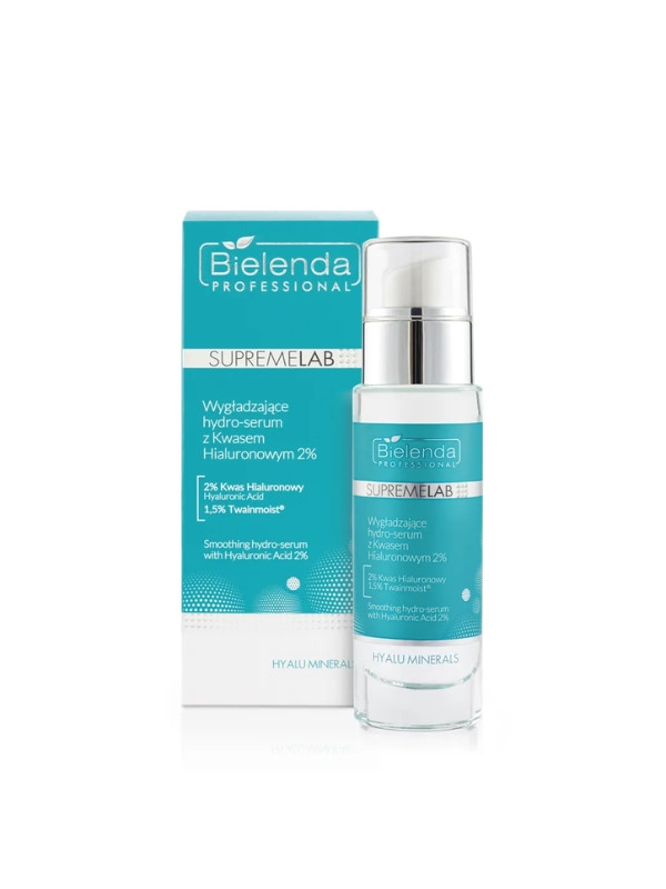 Bielenda Professional SUPREMELAB Hyalu Minerals smoothing Hydro - Serum with Hyaluronic Acid 2% 30 ml