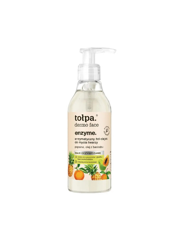 Tołpa Dermo Face Enzyme. enzymatyczny Żel-olejek do mycia twarzy 195 ml