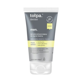 Tołpa Dermo Men . Max Effect Micro-exfoliating face wash gel 150 ml