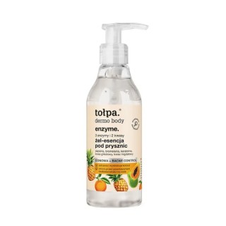 Tołpa Dermo Body Enzyme. Żel-esencja pod prysznic 3 enzymy i 2 kwasy 195 ml