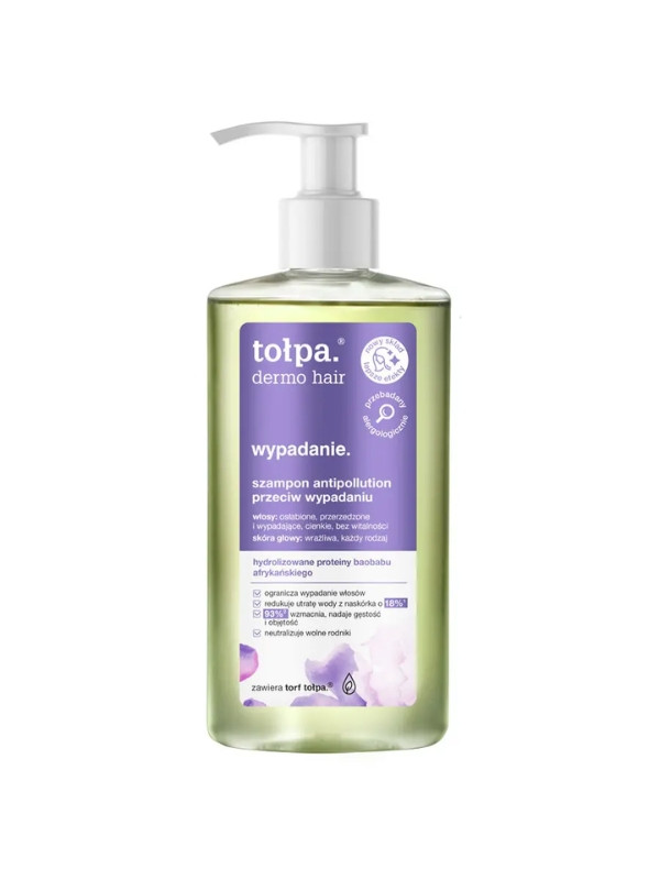 Tołpa Dermo Hair loss. Antipollution shampoo against hair loss 250 ml