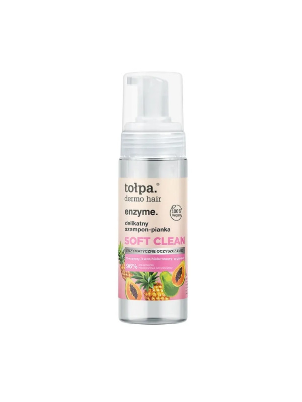 Tołpa Dermo Hair Enzyme. delikatny Szampon-pianka SOFT CLEAN 300 ml