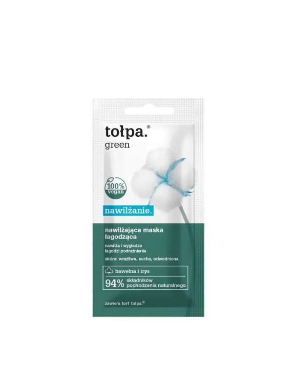 Tołpa Green moisturizing. moisturizing Soothing mask 8 ml