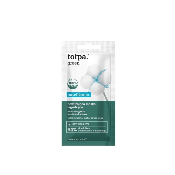 Tołpa Green nawilżanie. nawilżająca Maska łagodząca 8 ml