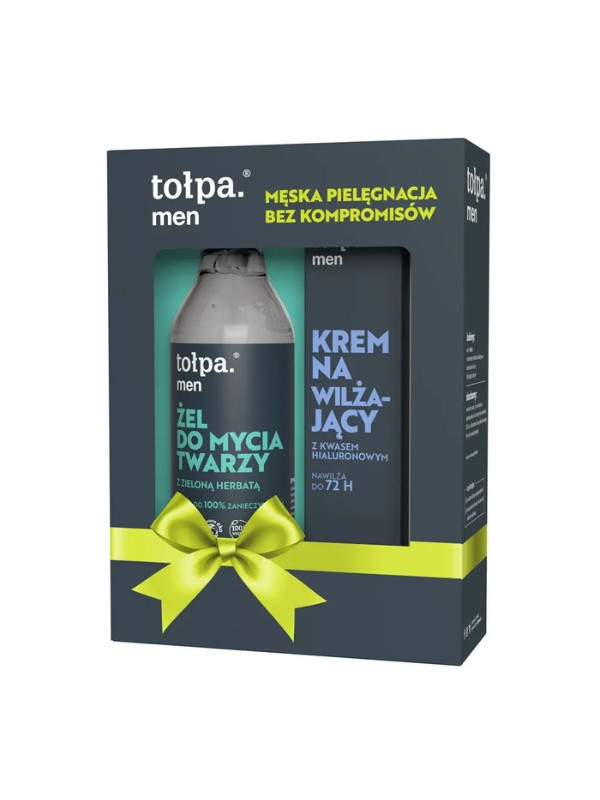 Tołpa Na Prezent Men Set: Face wash gel 195 ml + Moisturizing cream 40 ml