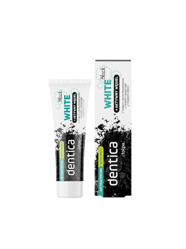 Tołpa Dentica White Toothpaste BLACK WHITE 75 ml