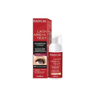 Farmona Radical Lash Architect Foam shampoo for washing natural and extended eyelashes 50 ml