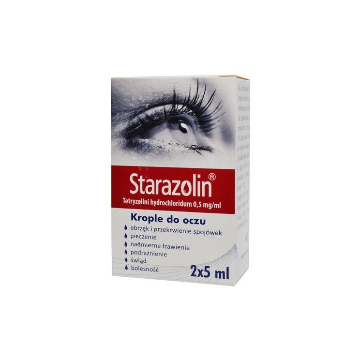 Starazolin 0,05% Krople do oczu  2x5 ml