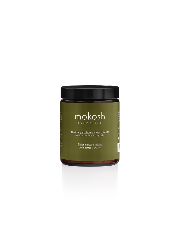 Mokosh moisturizing face and body lotion Green coffee with tobacco 180 ml