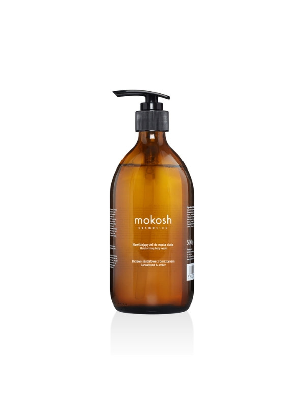 Mokosh moisturizing body wash gel Sandalwood with amber 500 g