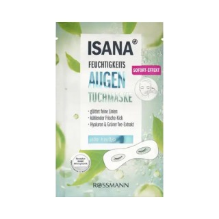 Isana moisturizing eye mask in a sheet 1 piece