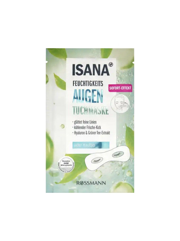 Isana moisturizing eye mask in a sheet 1 piece