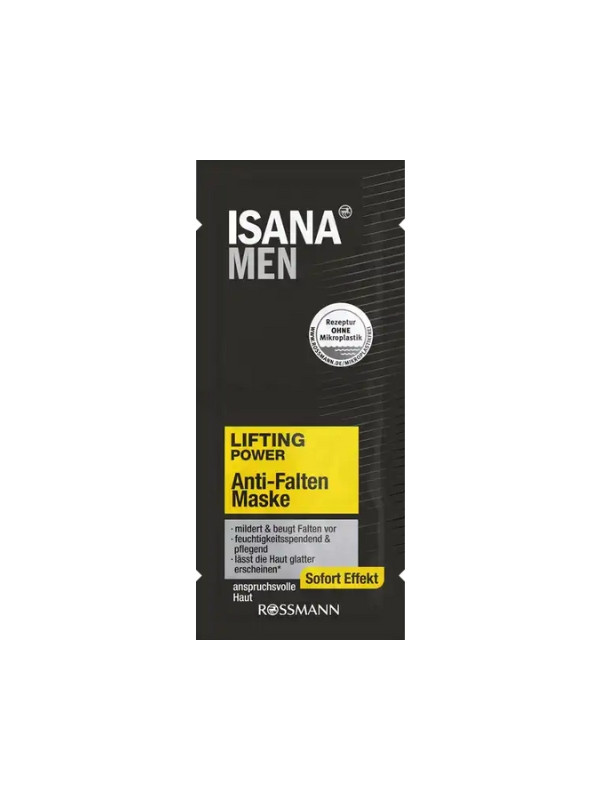 Isana Men lifting anti-wrinkle face mask 2 x 8 ml