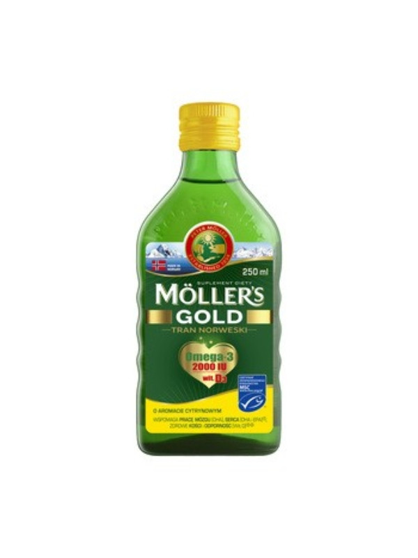 Moller's Gold Norwegian cod liver oil 250 ml