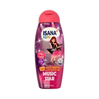 Isana Kids 3in1 Gel, Shampoo and Conditioner for children's hair Magic Star 300 ml