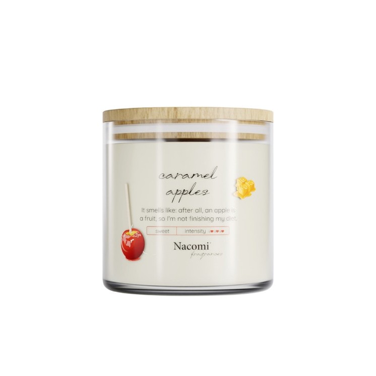 Nacomi Świeca sojowa Caramel apples 450 g