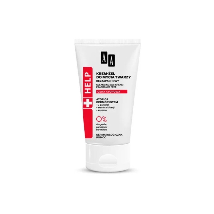 AA Help Cera Atopowa Krem-żel do mycia twarzy bezzapachowy 150 ml