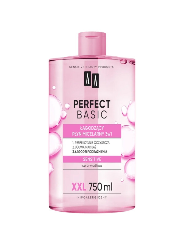 AA Perfect Basic soothing micellar liquid 3in1 Sensitive 750 ml