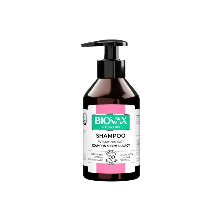 Biovax Niacynamid wzmacniający Szampon do włosów stymulujący 200 ml
