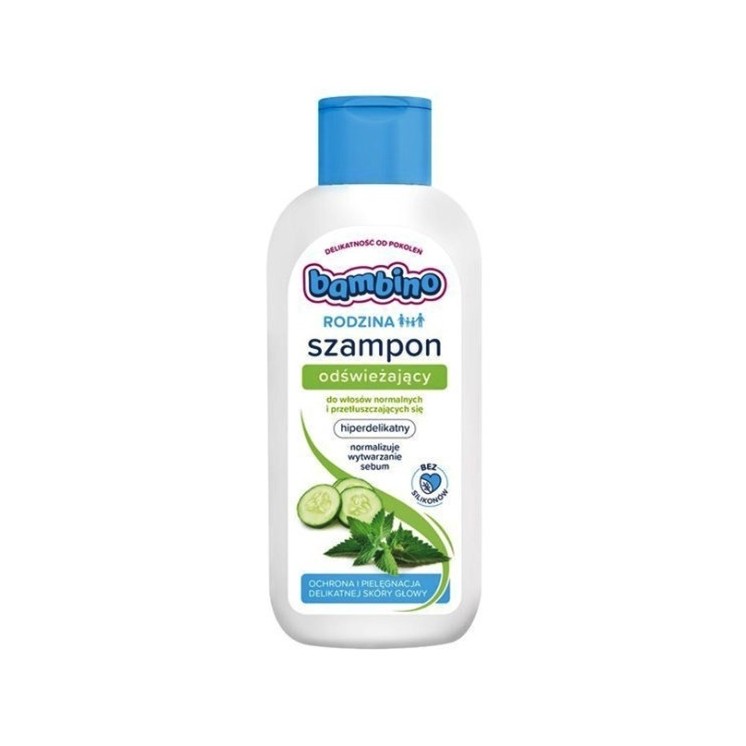 Bambino Rodzina Refreshing Shampoo for Normal and si Hair 400 ml
