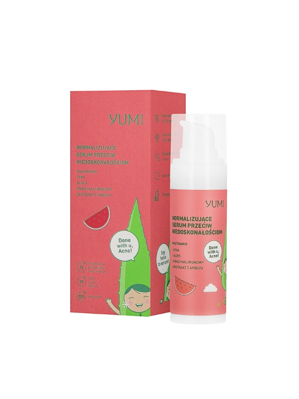 Yumi normalizujące Serum do twarzy przeciw niedoskonałościom Arbuz 30 ml