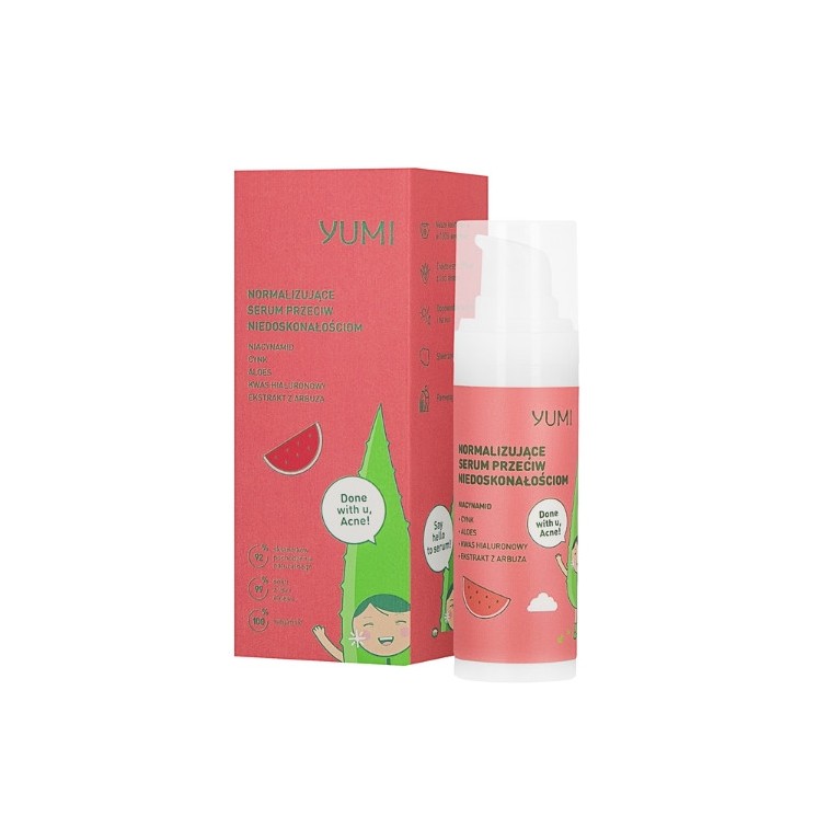 Yumi normalizing face Serum against imperfections Watermelon 30 ml