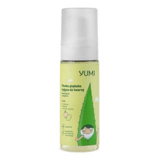 Yumi Foam deep cleansing face brightening and moisturizing Lemon and Apricot 180 ml