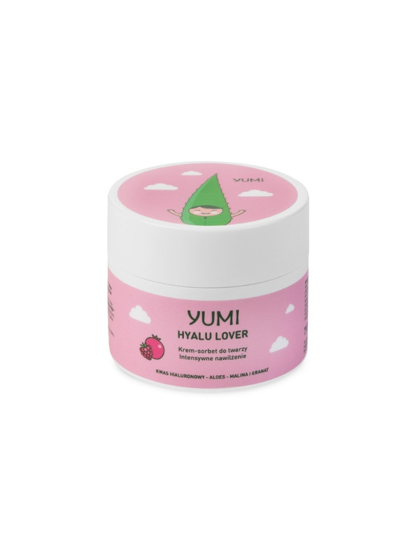 Yumi Hyalu Lover Intensively moisturizing face cream- sorbet Raspberry-Pomegranate 50 ml