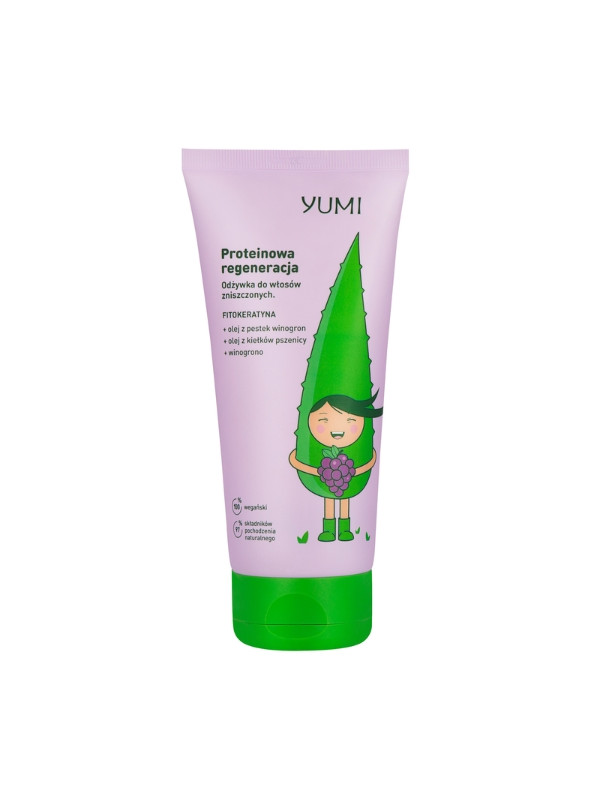 Yumi Protein regeneration Conditioner for damaged hair Grape 200 ml