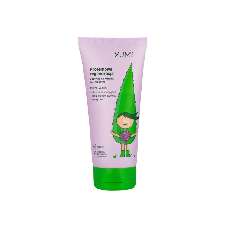 Yumi Protein regeneration Conditioner for damaged hair Grape 200 ml