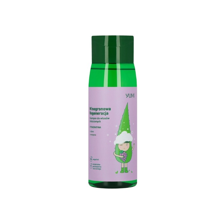 Yumi Szampon do włosów zniszczonych Winogronowa regeneracja 300 ml