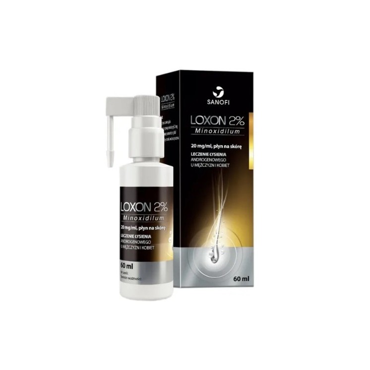 Loxon 2% Liquid for the scalp Baldness treatment 60 ml