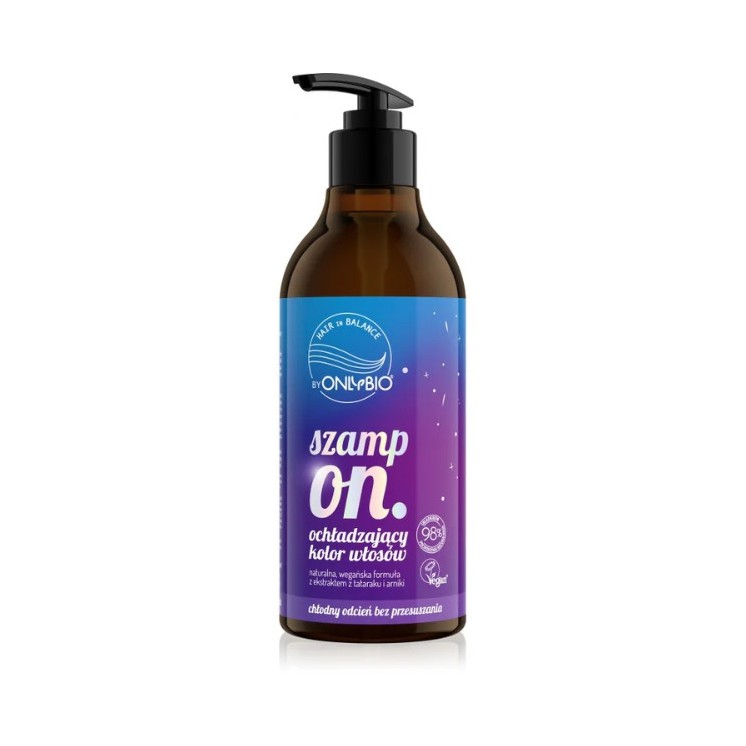ONLYBIO Hair in Balance Shampoo cooling hair color 400 ml