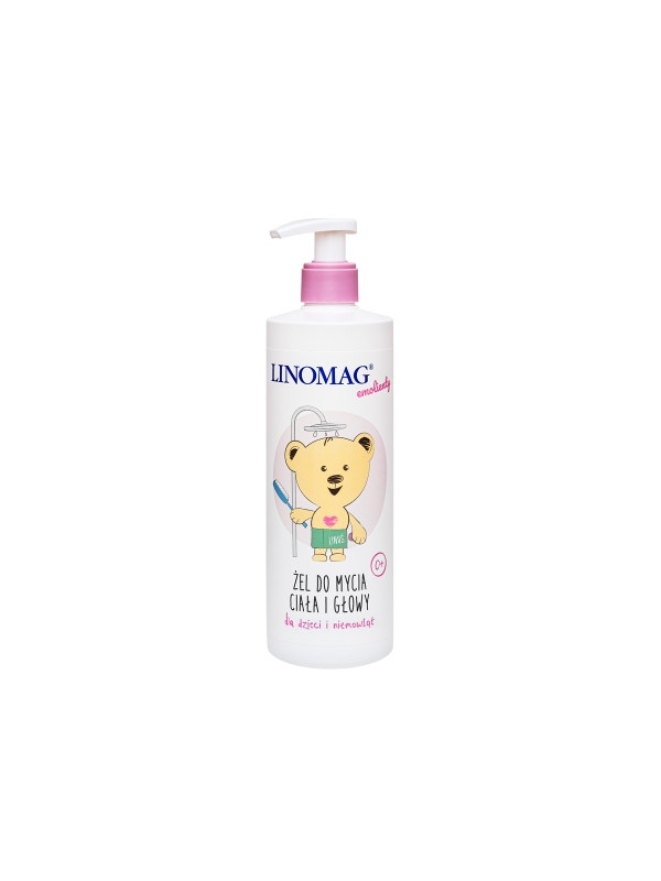 Linomag Body and head wash gel for children and babies 400 ml