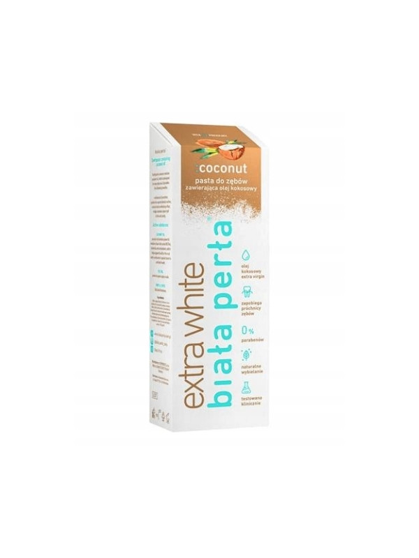 Biała Perła Extra White Toothpaste with Coconut Oil 75 ml