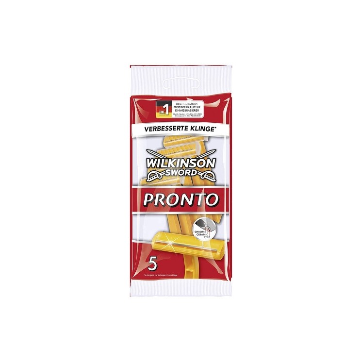 Wilkinson Sword Pronto Disposable Razor for Men 5 Pieces