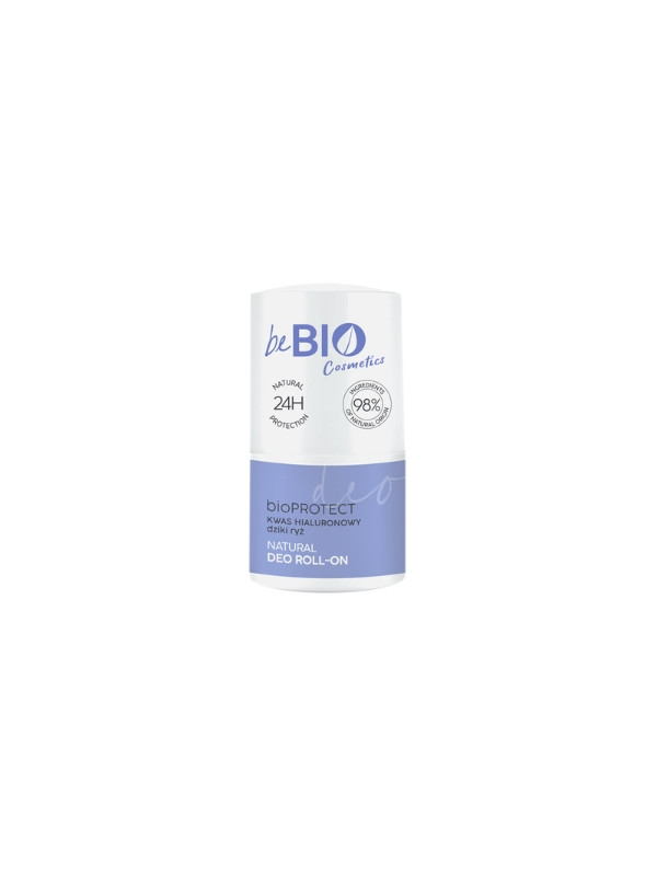 BeBio Ewa Chodakowska Natural Deo Roll-on based on Alum with hyaluronic acid and wild rice extract 50 ml