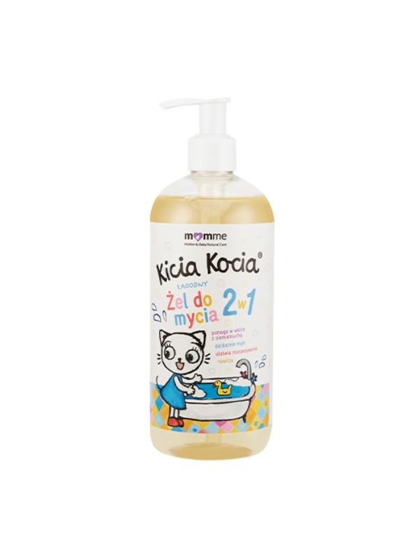 Momme Mother & Baby Natural Care Kicia Kocia łagodny Żel do mycia 2w1 500 ml