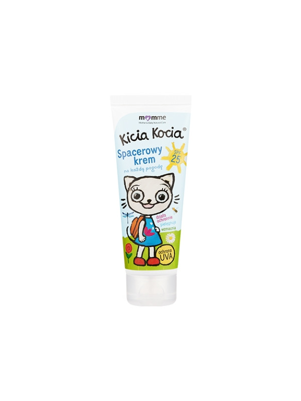 Momme Mother & Baby Natural Care Kitty Cat Walking Cream All Weather SPF25 for Children 50 ml