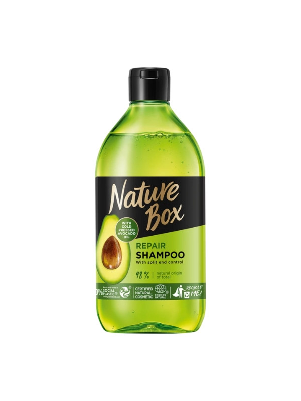 Nature Box Hair Shampoo with Avocado Oil 385 ml