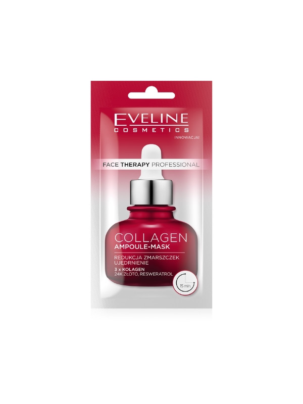 Eveline Face Therapy Professional Maska-ampułka do twarzy z Kolagenem 8 ml