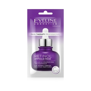 Eveline Face Therapy Professional Maska-ampułka do twarzy z Retinolem 8 ml