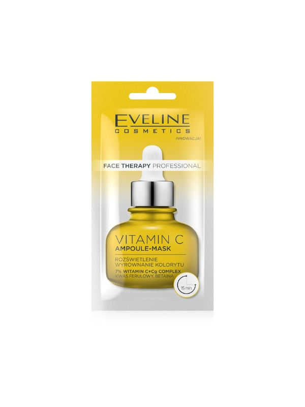 Eveline Face Therapy Professional Facial mask-ampoule with Vitamin C 8 ml